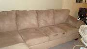 Klaussner Micro Fiber Sectional W Chaise