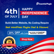 Get 20% OFF on 4th July Sale at EssentialPlugin