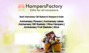 Send Anniversary Gift Basket to India with Express,  Same-Day and Mid-N