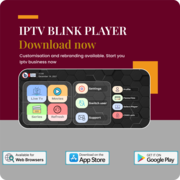 Iptv blink player is the best iptv app now on android ios and web